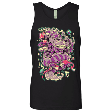 T-Shirts Black / Small Cheshire Dragon Men's Premium Tank Top