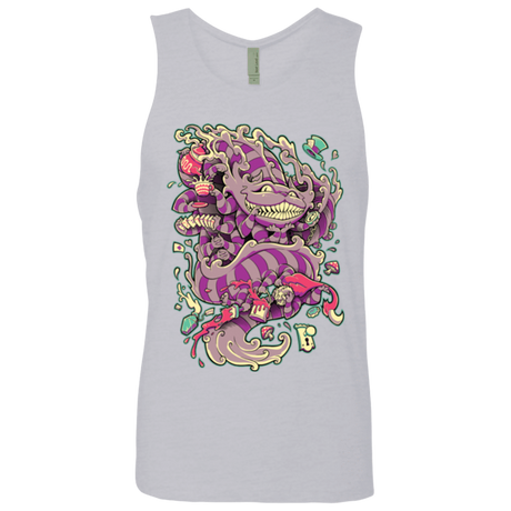 T-Shirts Heather Grey / Small Cheshire Dragon Men's Premium Tank Top
