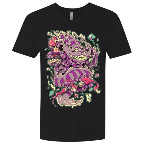 T-Shirts Black / X-Small Cheshire Dragon Men's Premium V-Neck