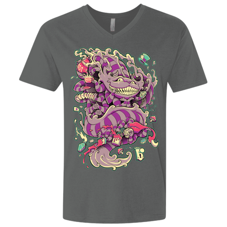 T-Shirts Heavy Metal / X-Small Cheshire Dragon Men's Premium V-Neck