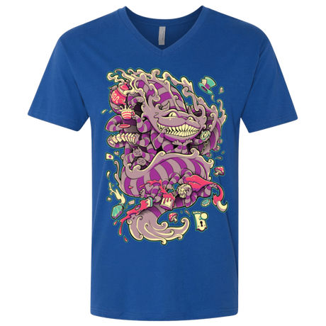 T-Shirts Royal / X-Small Cheshire Dragon Men's Premium V-Neck