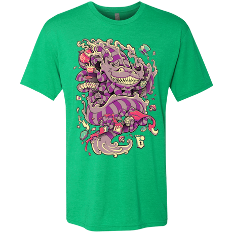 T-Shirts Envy / Small Cheshire Dragon Men's Triblend T-Shirt