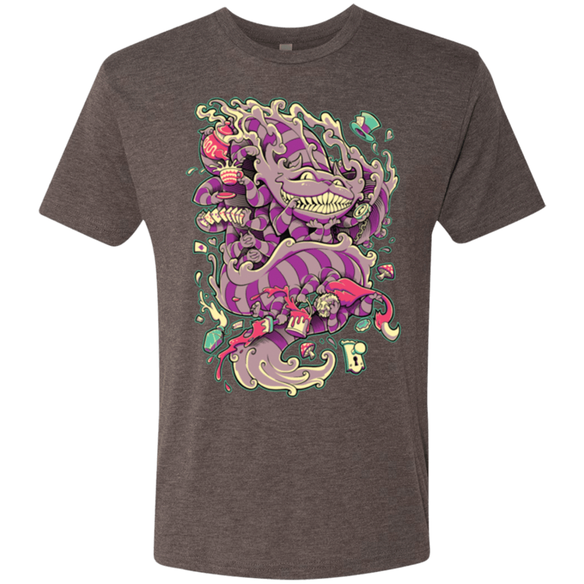 T-Shirts Macchiato / Small Cheshire Dragon Men's Triblend T-Shirt