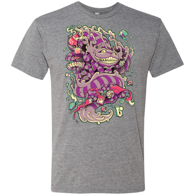 T-Shirts Premium Heather / Small Cheshire Dragon Men's Triblend T-Shirt