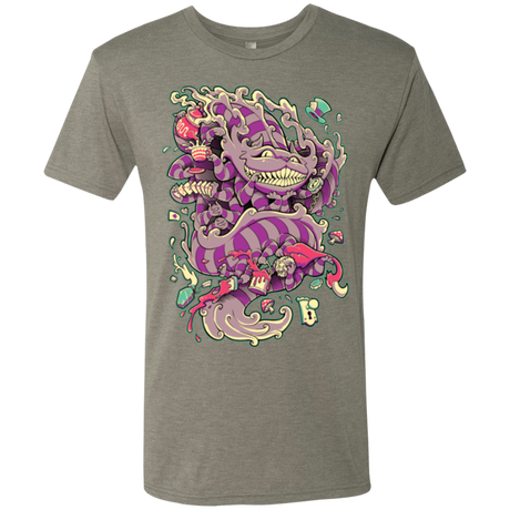 T-Shirts Venetian Grey / Small Cheshire Dragon Men's Triblend T-Shirt