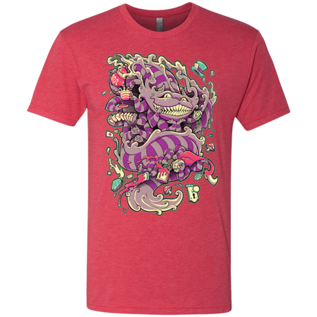 T-Shirts Vintage Red / Small Cheshire Dragon Men's Triblend T-Shirt