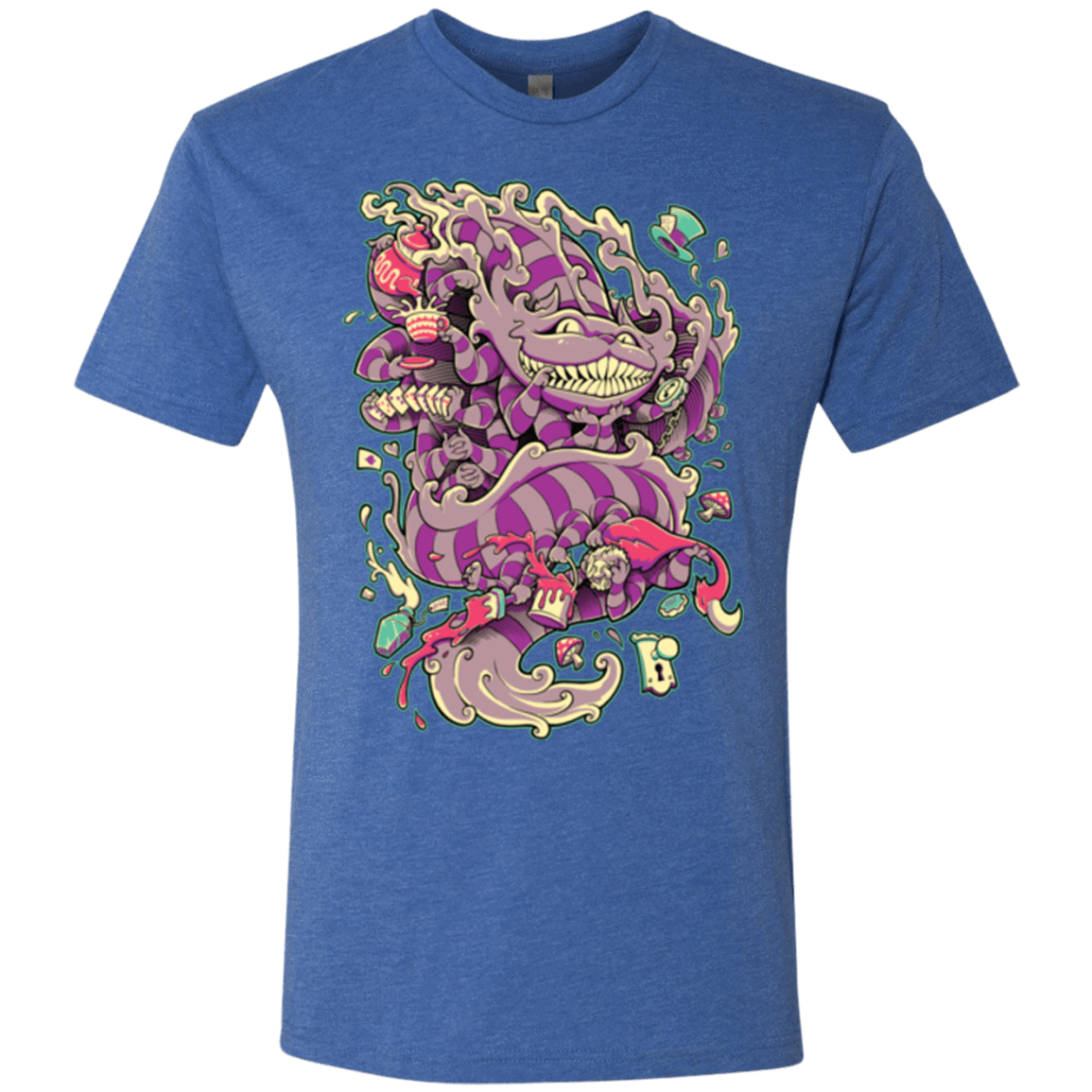 T-Shirts Vintage Royal / Small Cheshire Dragon Men's Triblend T-Shirt