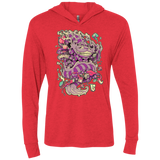 T-Shirts Vintage Red / X-Small Cheshire Dragon Triblend Long Sleeve Hoodie Tee