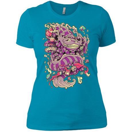 T-Shirts Turquoise / X-Small Cheshire Dragon Women's Premium T-Shirt