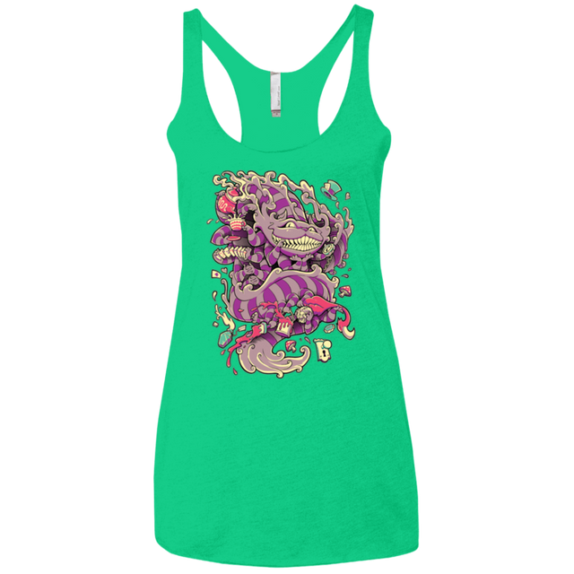 T-Shirts Envy / X-Small Cheshire Dragon Women's Triblend Racerback Tank