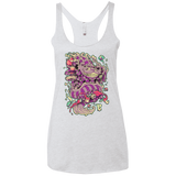 T-Shirts Heather White / X-Small Cheshire Dragon Women's Triblend Racerback Tank