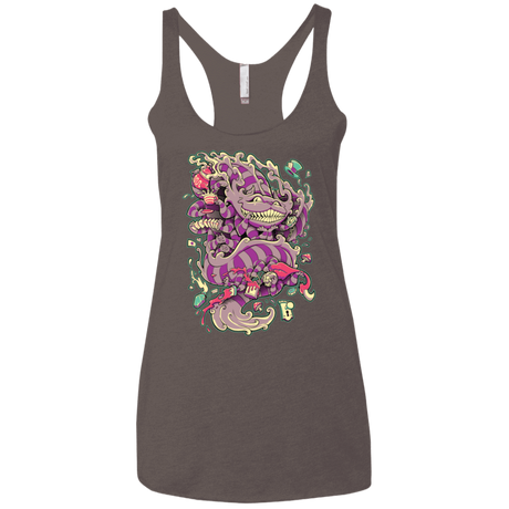 T-Shirts Macchiato / X-Small Cheshire Dragon Women's Triblend Racerback Tank