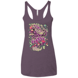 T-Shirts Vintage Purple / X-Small Cheshire Dragon Women's Triblend Racerback Tank
