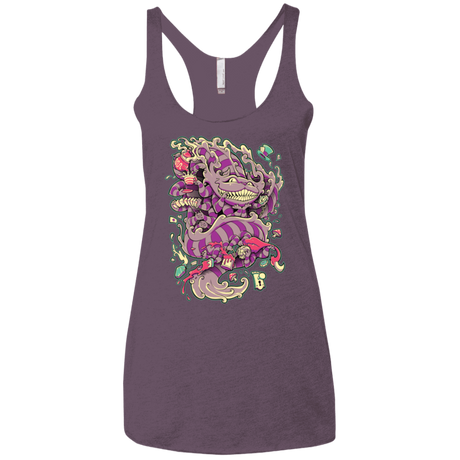 T-Shirts Vintage Purple / X-Small Cheshire Dragon Women's Triblend Racerback Tank