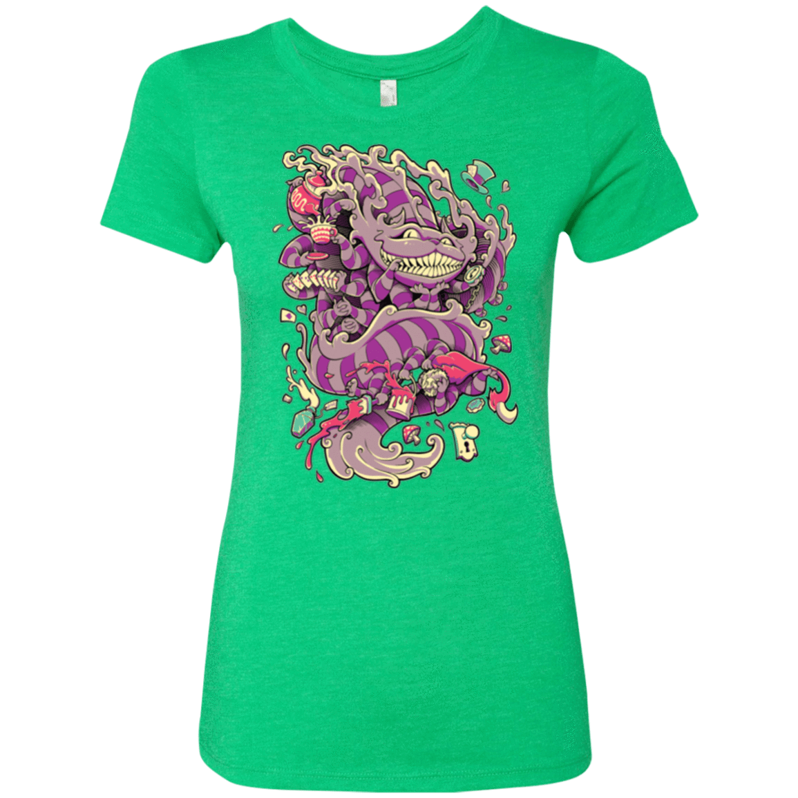 T-Shirts Envy / Small Cheshire Dragon Women's Triblend T-Shirt