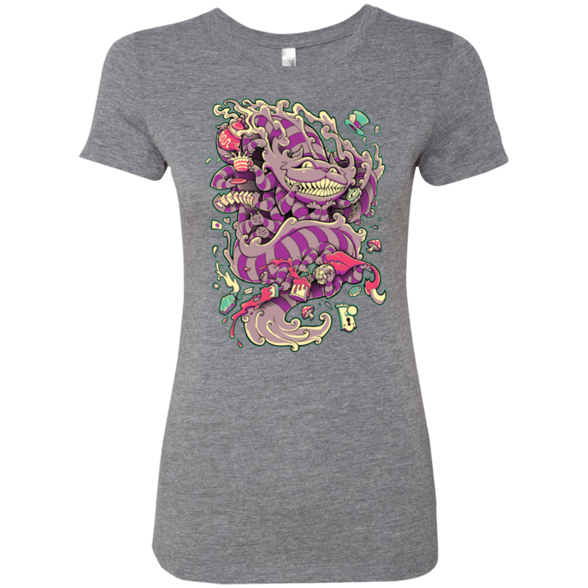 T-Shirts Premium Heather / Small Cheshire Dragon Women's Triblend T-Shirt