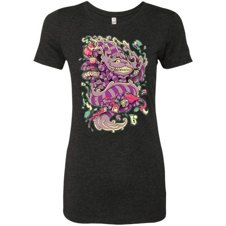 T-Shirts Vintage Black / Small Cheshire Dragon Women's Triblend T-Shirt