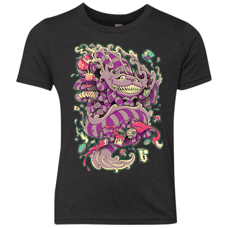 T-Shirts Vintage Black / YXS Cheshire Dragon Youth Triblend T-Shirt