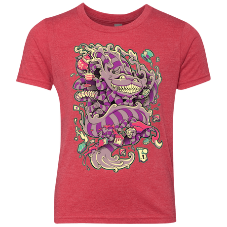 T-Shirts Vintage Red / YXS Cheshire Dragon Youth Triblend T-Shirt