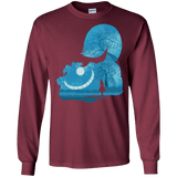 T-Shirts Maroon / S Cheshire Portrait Men's Long Sleeve T-Shirt