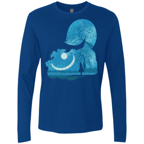T-Shirts Royal / S Cheshire Portrait Men's Premium Long Sleeve