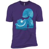 T-Shirts Purple Rush/ / X-Small Cheshire Portrait Men's Premium T-Shirt