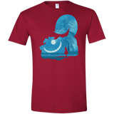 T-Shirts Cardinal Red / S Cheshire Portrait Men's Semi-Fitted Softstyle