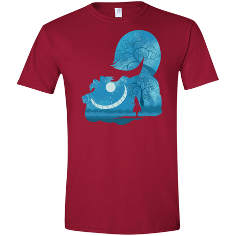 T-Shirts Cardinal Red / S Cheshire Portrait Men's Semi-Fitted Softstyle