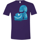 T-Shirts Purple / S Cheshire Portrait Men's Semi-Fitted Softstyle