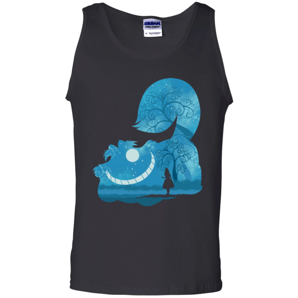 T-Shirts Black / S Cheshire Portrait Men's Tank Top