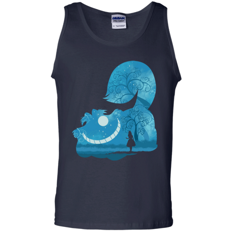 T-Shirts Navy / S Cheshire Portrait Men's Tank Top