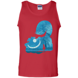 T-Shirts Red / S Cheshire Portrait Men's Tank Top