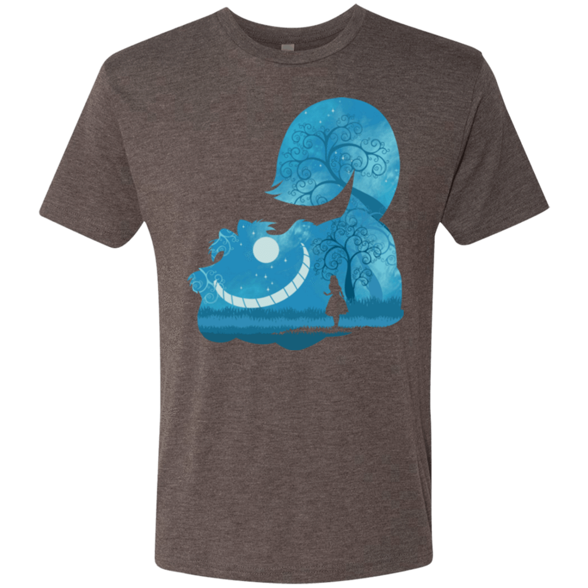 T-Shirts Macchiato / S Cheshire Portrait Men's Triblend T-Shirt