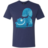 T-Shirts Vintage Navy / S Cheshire Portrait Men's Triblend T-Shirt