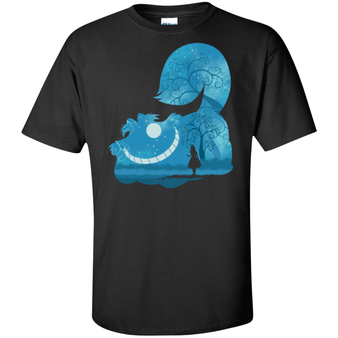 T-Shirts Black / XLT Cheshire Portrait Tall T-Shirt