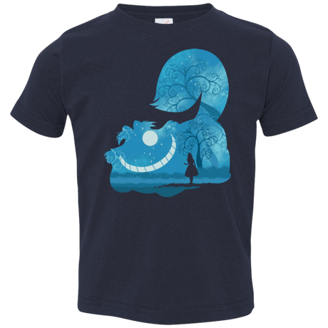 T-Shirts Navy / 2T Cheshire Portrait Toddler Premium T-Shirt