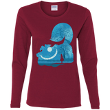 T-Shirts Cardinal / S Cheshire Portrait Women's Long Sleeve T-Shirt