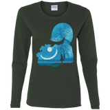 T-Shirts Forest / S Cheshire Portrait Women's Long Sleeve T-Shirt