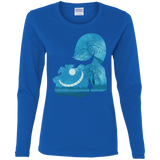 T-Shirts Royal / S Cheshire Portrait Women's Long Sleeve T-Shirt