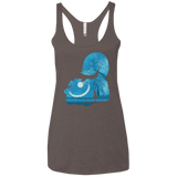 T-Shirts Macchiato / X-Small Cheshire Portrait Women's Triblend Racerback Tank