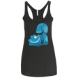 T-Shirts Vintage Black / X-Small Cheshire Portrait Women's Triblend Racerback Tank