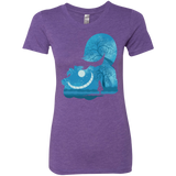 T-Shirts Purple Rush / S Cheshire Portrait Women's Triblend T-Shirt
