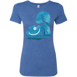 T-Shirts Vintage Royal / S Cheshire Portrait Women's Triblend T-Shirt