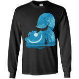 T-Shirts Black / YS Cheshire Portrait Youth Long Sleeve T-Shirt