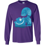 T-Shirts Purple / YS Cheshire Portrait Youth Long Sleeve T-Shirt