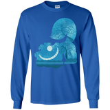 T-Shirts Royal / YS Cheshire Portrait Youth Long Sleeve T-Shirt