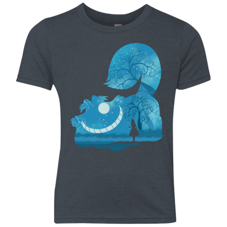 T-Shirts Vintage Navy / YXS Cheshire Portrait Youth Triblend T-Shirt