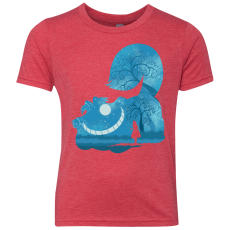T-Shirts Vintage Red / YXS Cheshire Portrait Youth Triblend T-Shirt