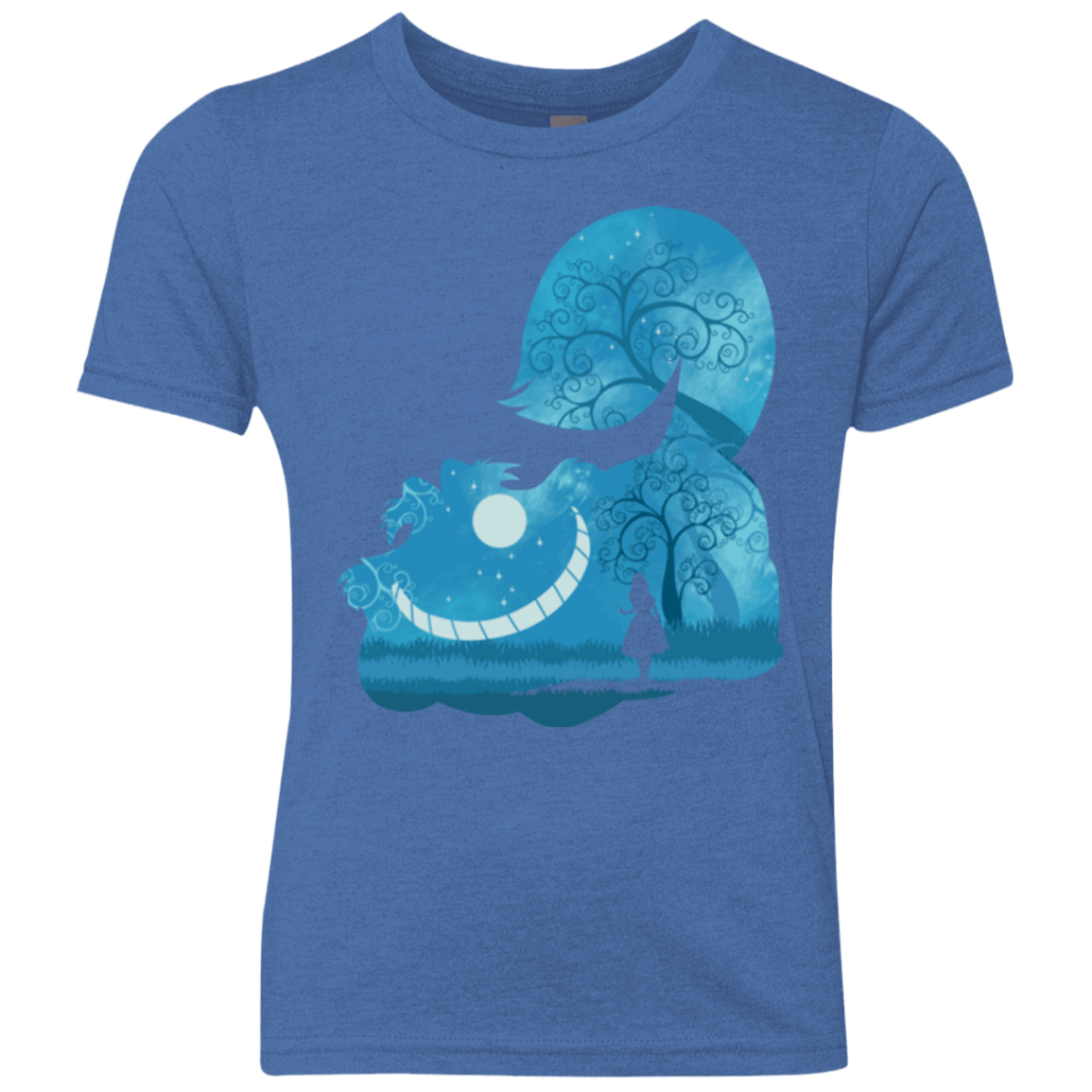 T-Shirts Vintage Royal / YXS Cheshire Portrait Youth Triblend T-Shirt