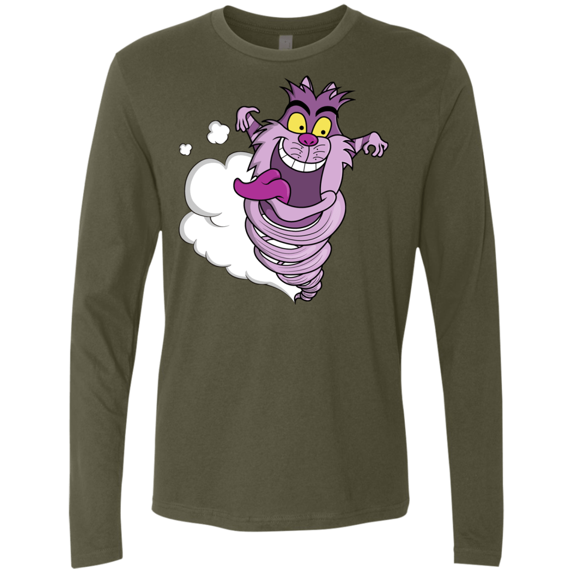 T-Shirts Military Green / S CHESMANIA Men's Premium Long Sleeve